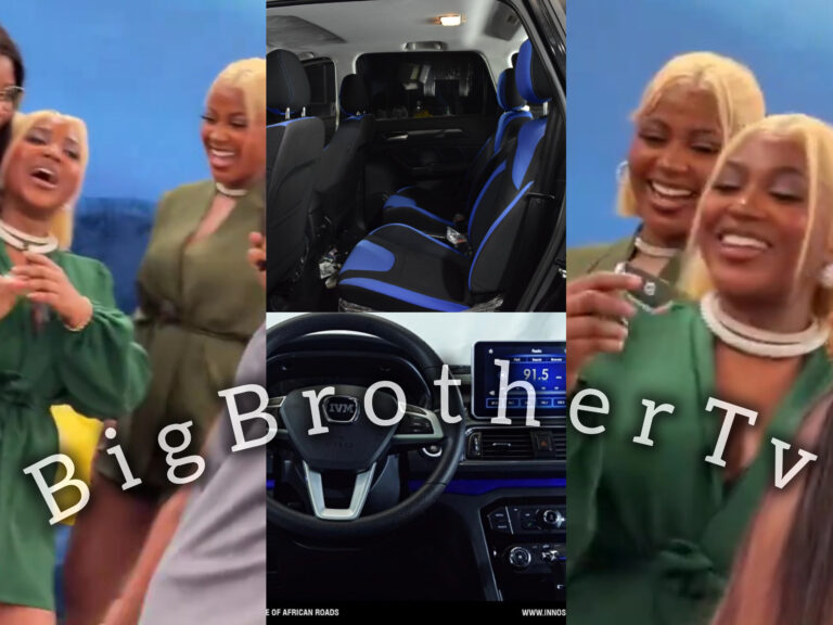 The Moment Wanni Received The Keys To Her IVM Ikenga Worth 30 Million Naira