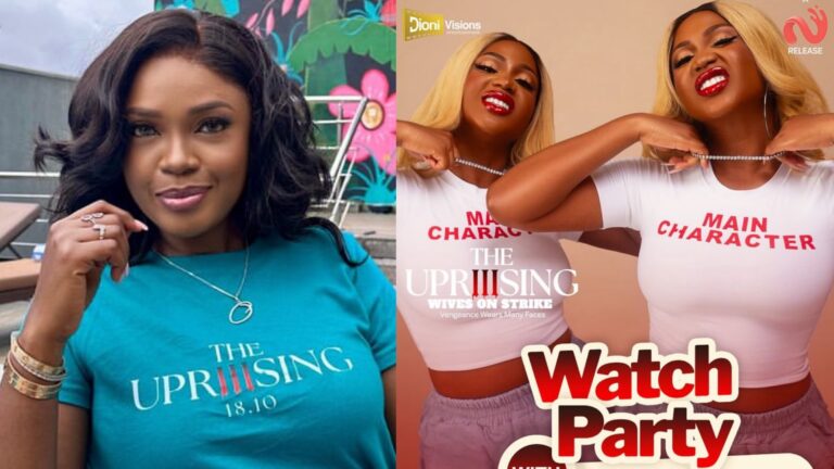 Omoni Oboli React To WannixHandi Performing At The Watch Party Of Her Movie The Uprising