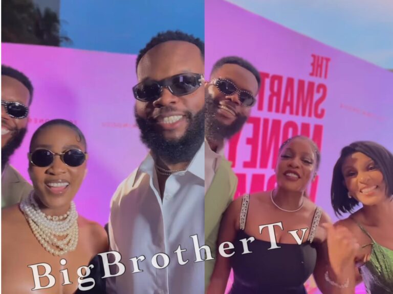 Mbadiwe Twins with Osas Ighodaro, Toni Tones and Ini dima Okojie At The Premier Of Smart Money (VIDEO)
