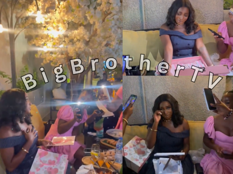 BBNaija Dami Gets Emotional Has She Recives Expensive Gifts From Fans (VIDEOS)
