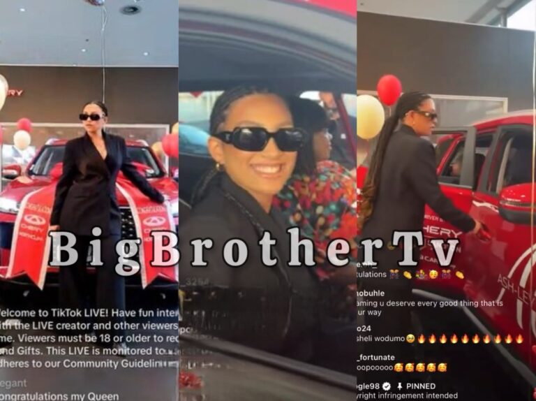 The Moment Ashley Saw Her Brand New Cutomised Luxury Car As She Partners With Chery Sandton (VIDEOS) The Moment Ashley Saw Her Brand New Cutomised Luxury Car As She Partners With Chery Sandton (VIDEOS)