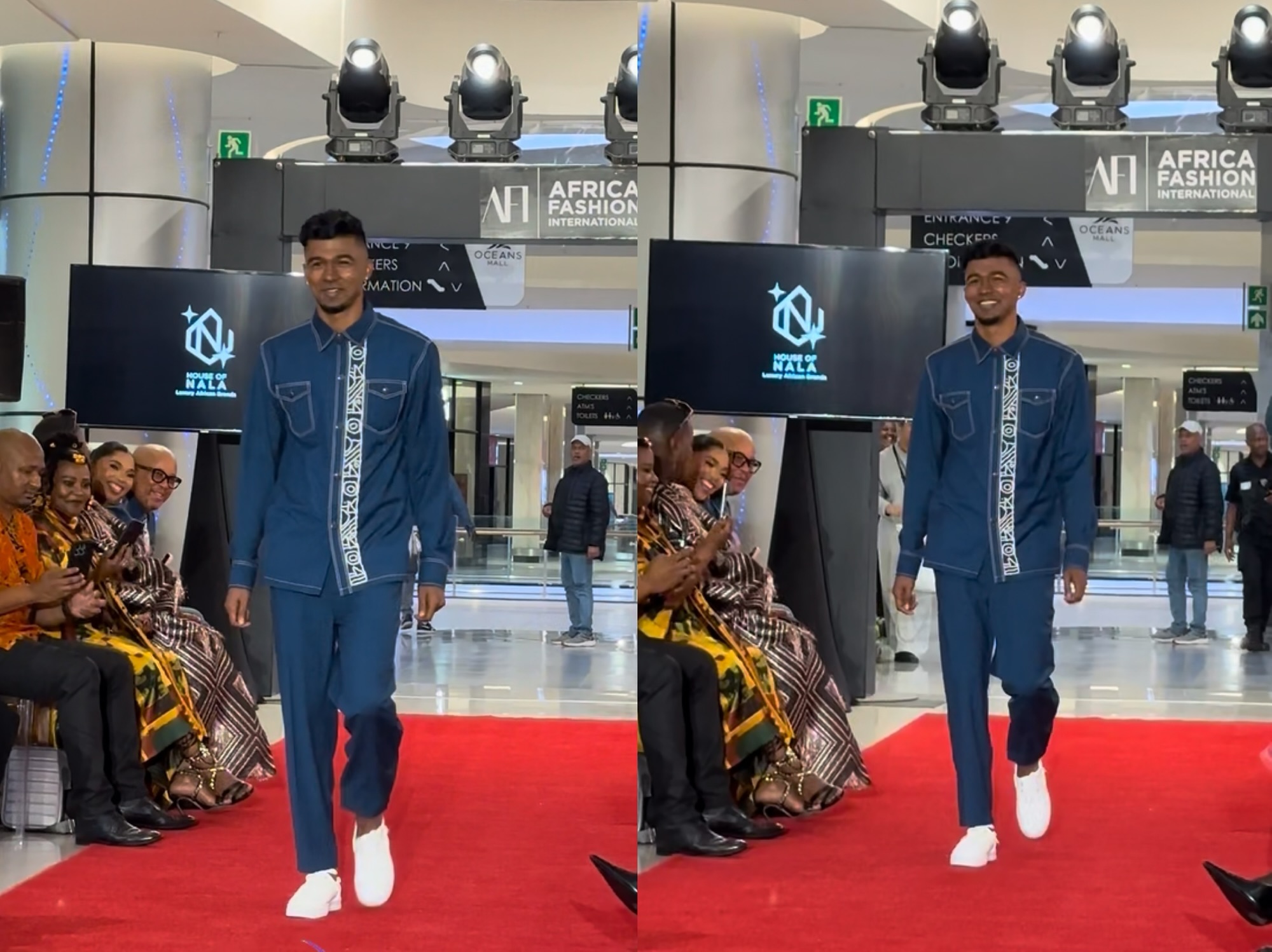 Ashay Walks Down The Runway Of The Africa Fashion International 